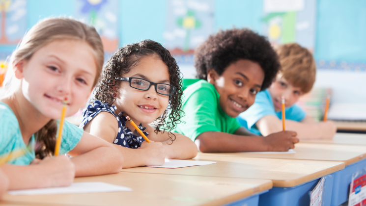 Children in the classroom 